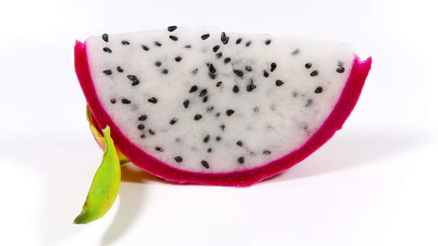 Ants Eating Red Dragonfruit