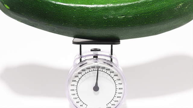 Zucchini on Scale