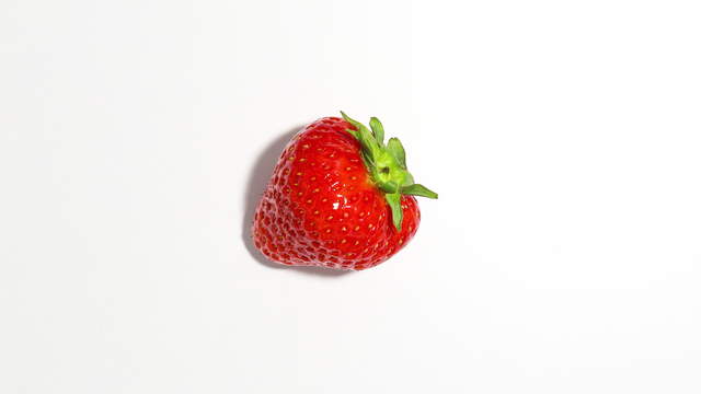 Crickets Eating Strawberry