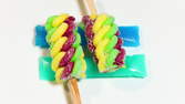 Time lapse clip - Colorful Popsicle Meltdown