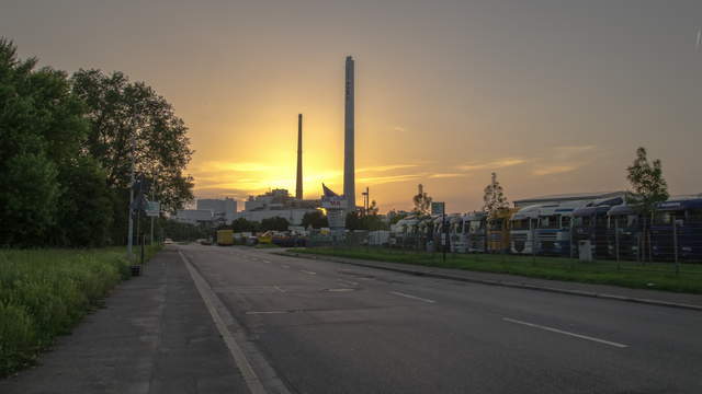 MVV waste incineration plant north in Mannheim (waste-to-energy plant)