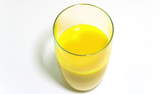 Time lapse clip - Yellow Smoothie Topview