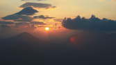 Time lapse clip - Sunset in the Mountains
